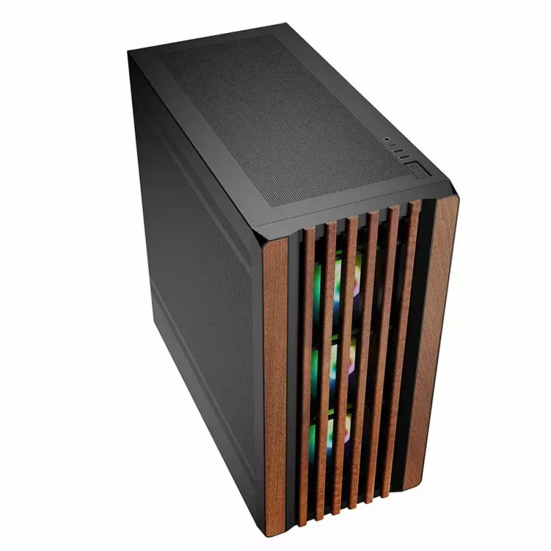 Case PC Sharkoon REBEL C70M RGB Full Tower nero, legno