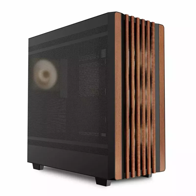 Case PC Sharkoon REBEL C70M RGB Full Tower nero, legno