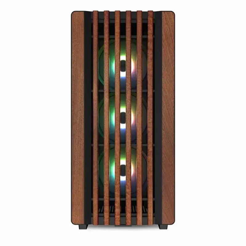 Case PC Sharkoon REBEL C70M RGB Full Tower nero, legno