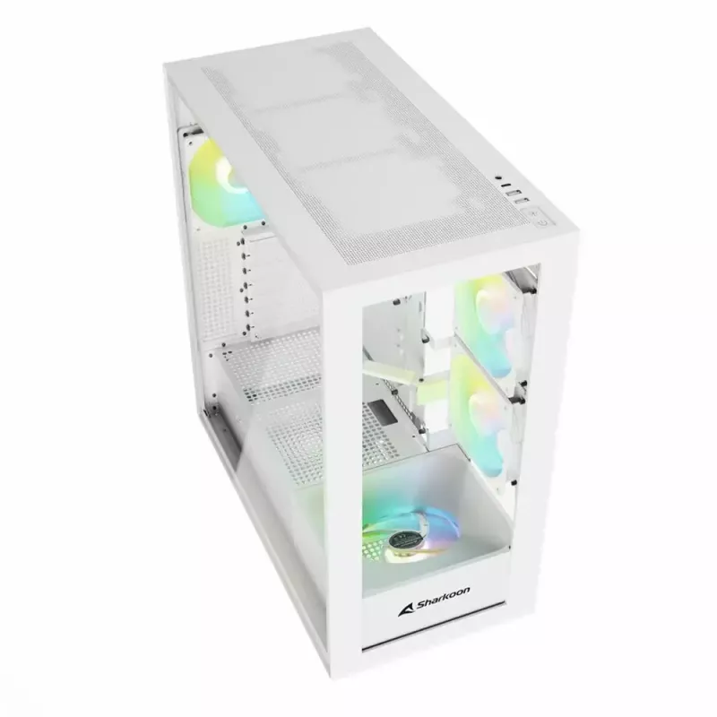 Case PC Sharkoon Rebel C60 Midi-Tower bianco