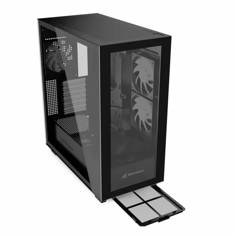 Case PC Sharkoon Rebel C60 Midi-Tower nero