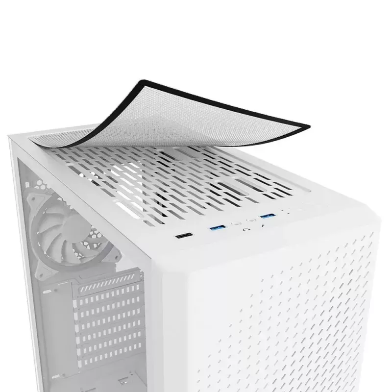 Case PC Sharkoon VS9 RGB Midi Tower bianco