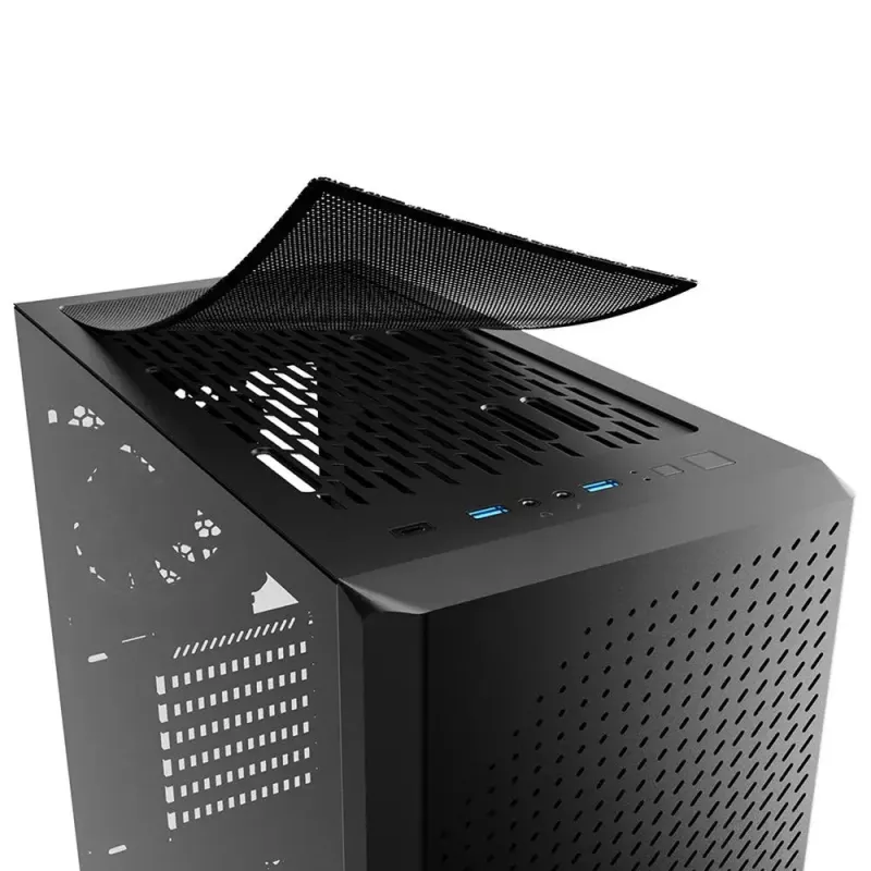 Case PC Sharkoon VS9 RGB Midi Tower nero