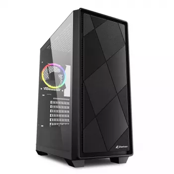 Case PC Sharkoon VS8 RGB Midi Tower nero