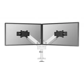 Braccio monitor Neomounts DS65S-950WH2 24-34 pollici - molla a gas - Topfix - regolabile in più posizioni - arresto a 180°