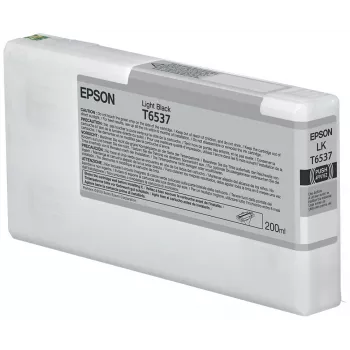 Cartuccia d'inchiostro Epson T6537 nero chiaro (200ml), nero chiaro, inchiostro pigmentato, 200 ml, 1 pz.