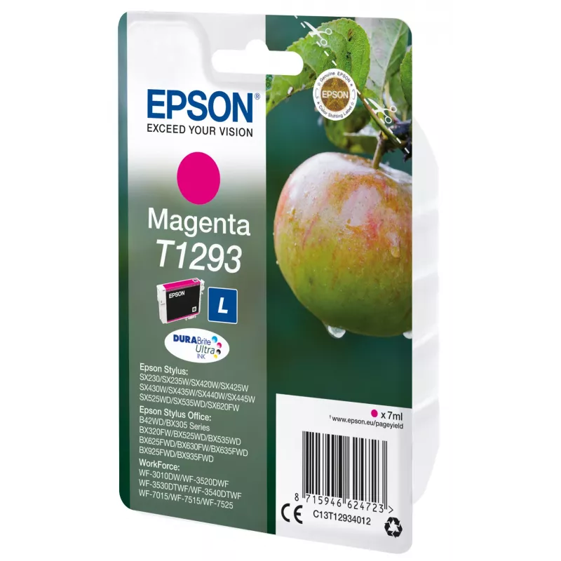 Confezione singola Epson Apple magenta T1293 inchiostro DURABrite Ultra