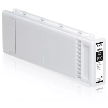 Epson Singlepack UltraChrome XD Photo Black T694100 (700 ml), alta autonomia (XL), nero fotografico profondo, inchiostro a colorante, 700 ml, 1 pz.