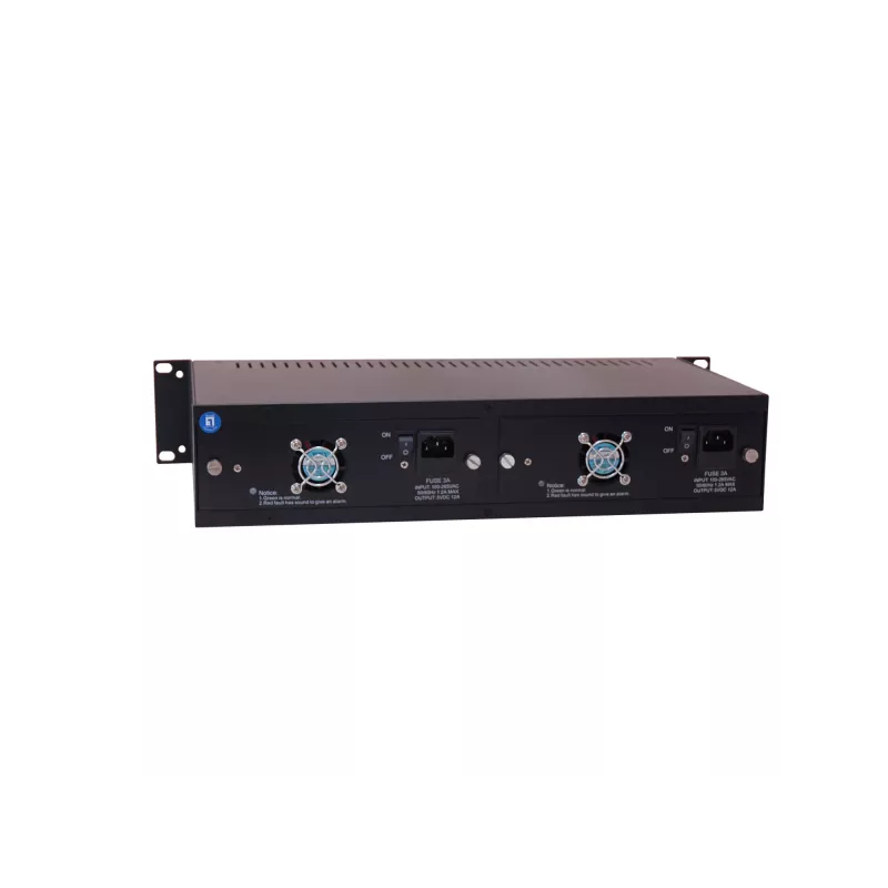 LevelOne chassis per convertitori media 14 slot, 100-265 V, 50 - 60 Hz, 0 - 50 °C, -10 - 70 °C, 5 - 90%, CE, FCC