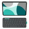 Custodia con tastiera Logitech Flip Folio QWERTZ tedesco per iPad Pro/Air 11 pollici, Bluetooth, grafite, batteria 90 mAh