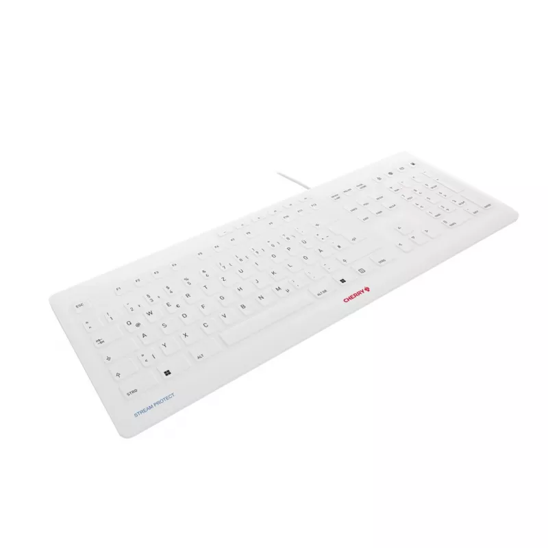 CHERRY Stream Tastiera JK-8502DE-0 USB QWERTZ tedesco grigio con filo 115 tasti