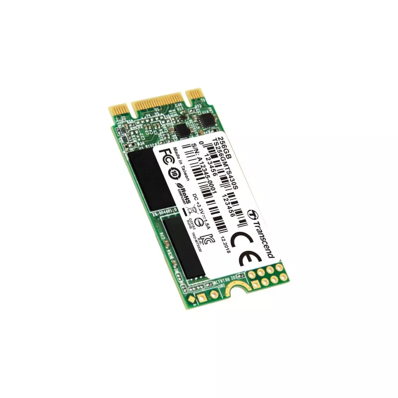 TRANSCEND SSD 430s 256 GB M.2 2242 SATA III 6 Gb/s Flash 3D-NAND