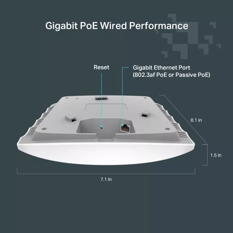 TP-Link FESTA F52 Access Point wireless 867 Mbit/s bianco Power over Ethernet (PoE)