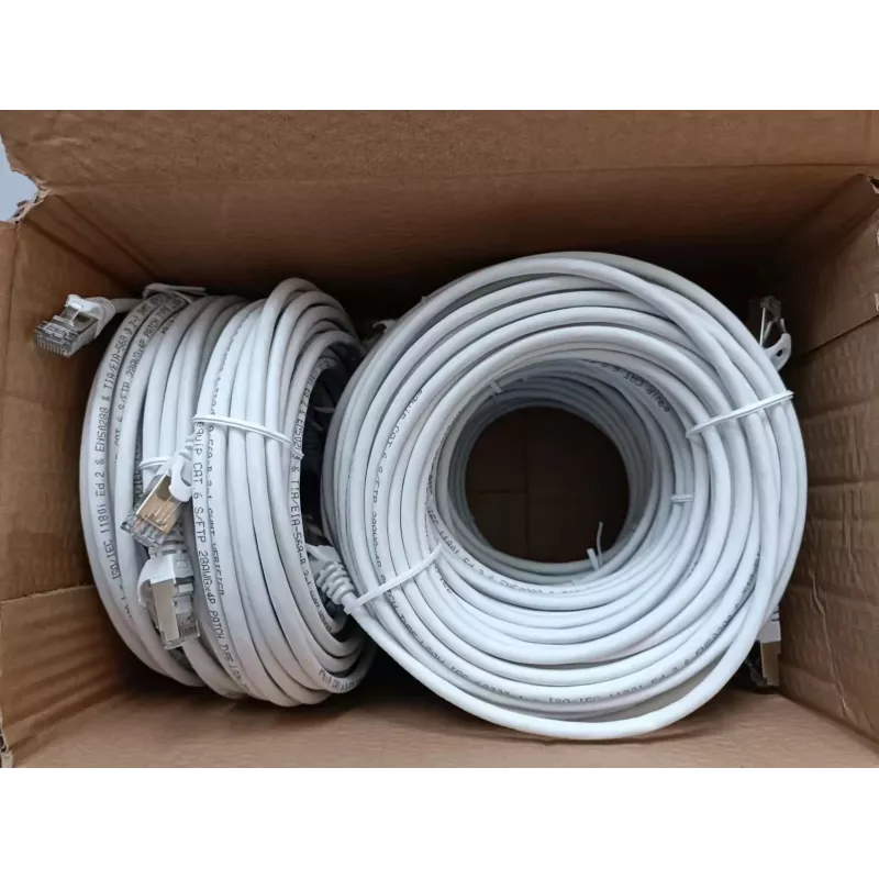 Cavo patch Equip Cat.6 S/FTP, 10,0 m, bianco, 9 pz./set