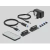Switch KVM DELOCK DisplayPort 1.4 8K 30Hz USB 3.0 + audio
