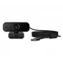 HP 435 FHD webcam (77B10AA), 2 MP, 1920 x 1080, 30 fps, USB-A 2.0, messa a fuoco automatica, copriobiettivo per la privacy, doppio microfono, nero