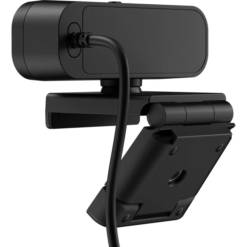 HP 435 FHD webcam (77B10AA), 2 MP, 1920 x 1080, 30 fps, USB-A 2.0, messa a fuoco automatica, copriobiettivo per la privacy, doppio microfono, nero
