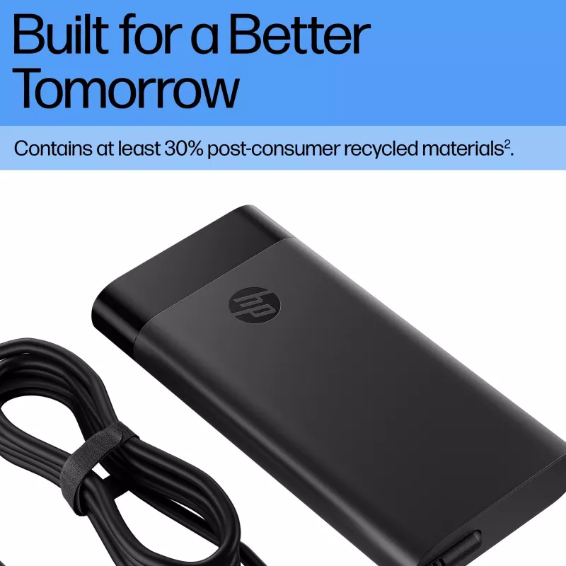 Alimentatore CA HP Smart da 230 W (AQ9X8AA) per laptop, per interni, ingresso 115 V, 4,5 mm, spina EU, nero