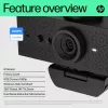 Webcam HP 620 FHD, 4 MP, 1920 x 1080 pixel, Full HD, 60 fps, 720p, 1080p, 5x