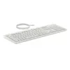 Set mouse e tastiera cablato HP 225, formato completo (100%), cablato, USB, bianco, mouse incluso