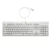 Set mouse e tastiera cablato HP 225, formato completo (100%), cablato, USB, bianco, mouse incluso