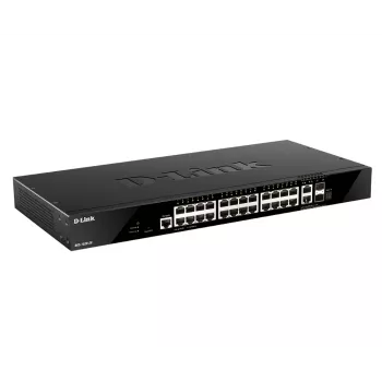 Switch di rete D-Link DGS-1520-28/E managed L3 10G Ethernet (100/1000/10000) 1U nero