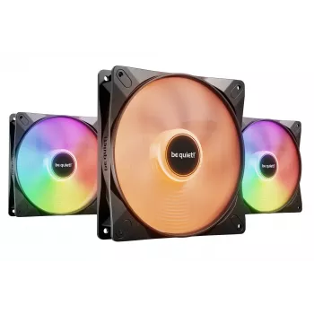be quiet LIGHT WINGS LX 140mm PWM High Speed confezione da 3 nero ventole case computer 14 cm 3 pezzi