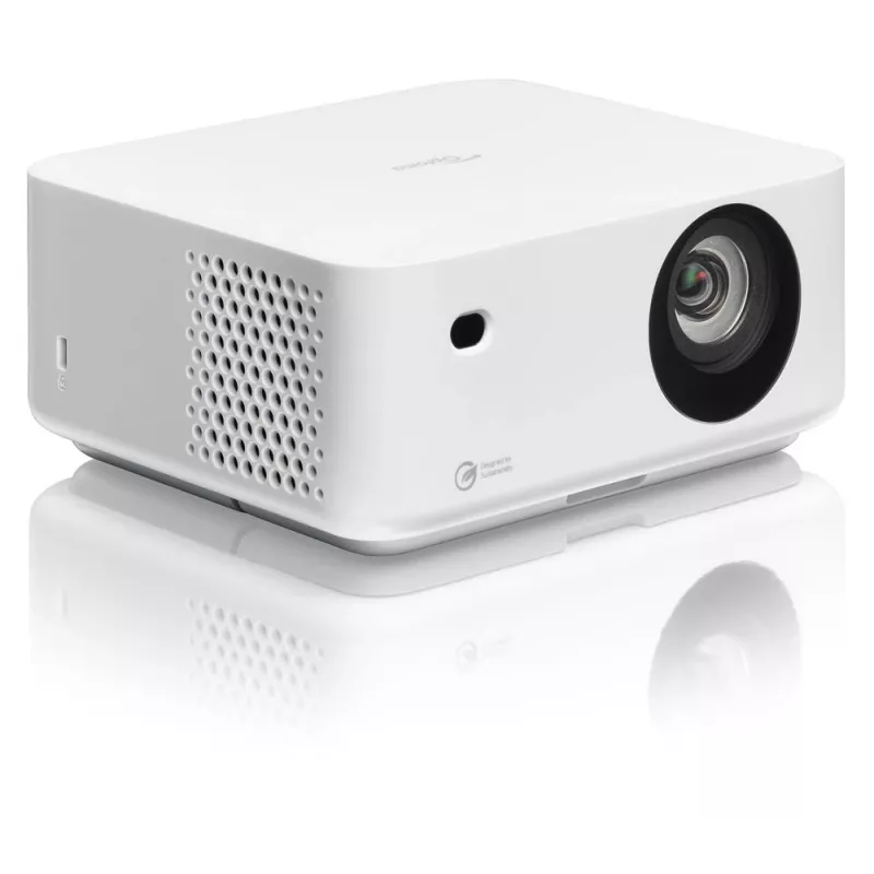 Proiettore DLP laser portatile a focale corta Optoma ML1080ST, Full HD 1920x1080, 1200 lm, USB-C, IPX5, bianco