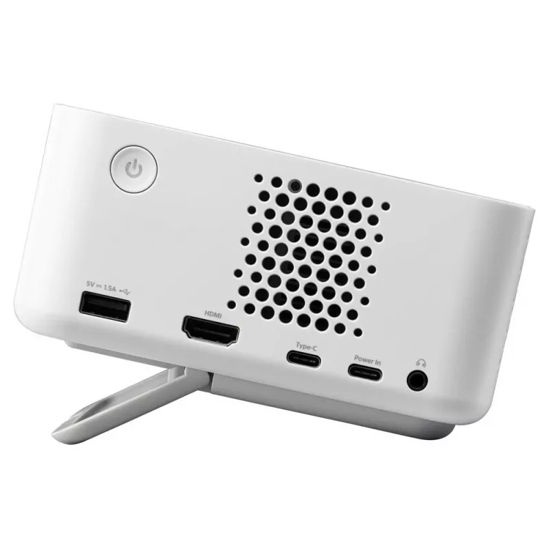 Proiettore DLP laser portatile a focale corta Optoma ML1080ST, Full HD 1920x1080, 1200 lm, USB-C, IPX5, bianco
