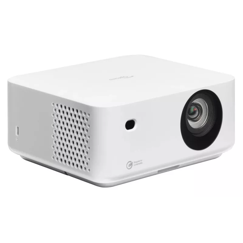 Proiettore DLP laser portatile a focale corta Optoma ML1080ST, Full HD 1920x1080, 1200 lm, USB-C, IPX5, bianco