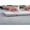 CHERRY KW 9100 sottile FOR MAC Tastiera Universale USB + Bluetooth AZERTY Francese Argento