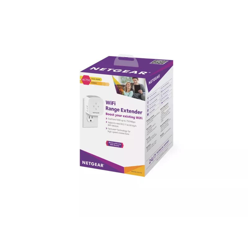 NETGEAR EX3110 Trasmettitore/ricevitore di rete Bianco 10, 100, 300 Mbit/s