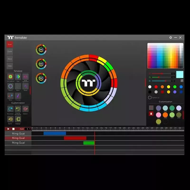 Ventola Thermaltake Riing Quad 12 RGB