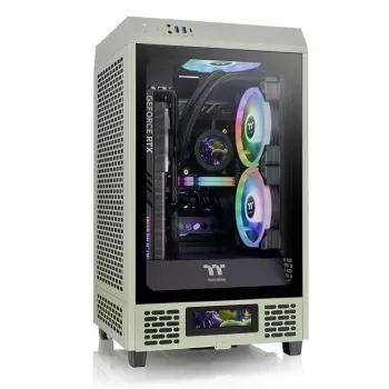 Case PC Thermaltake Tower 200 Mini Tower Verde