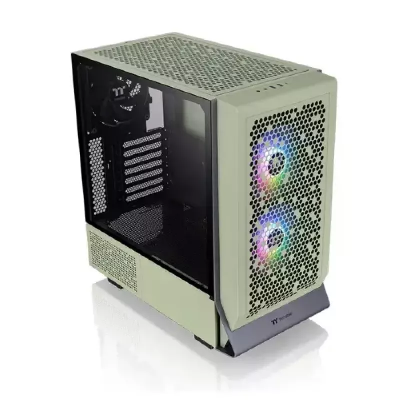 Case PC Thermaltake Ceres 300 TG Midi Tower verde