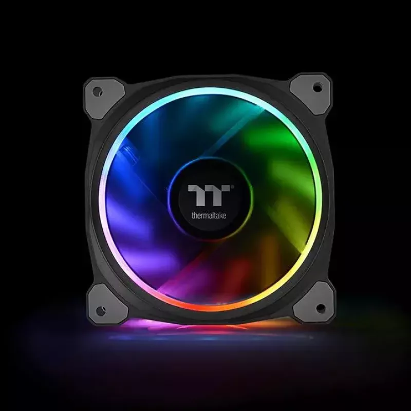 Ventola Thermaltake CL-F076-PL12SW-A 12 cm nero