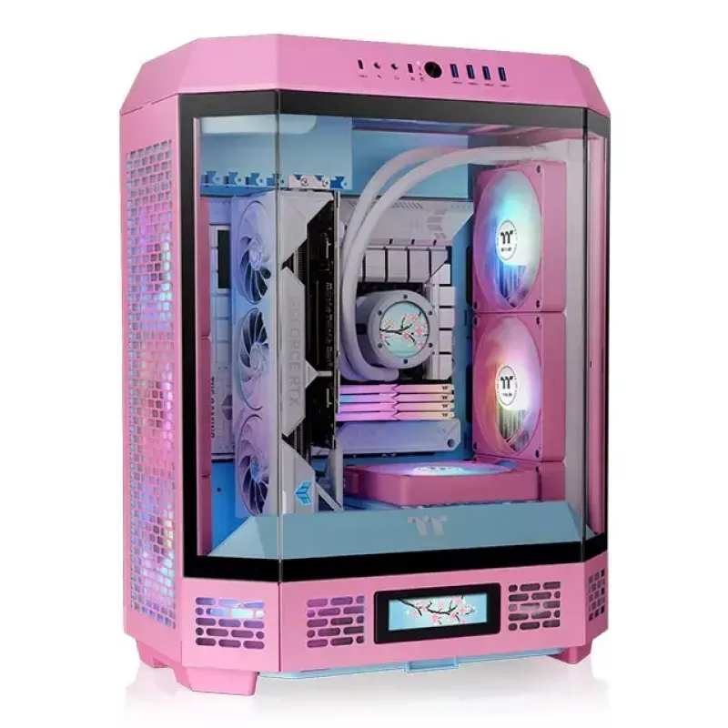 Case PC Thermaltake Tower 600 Midi Tower rosa