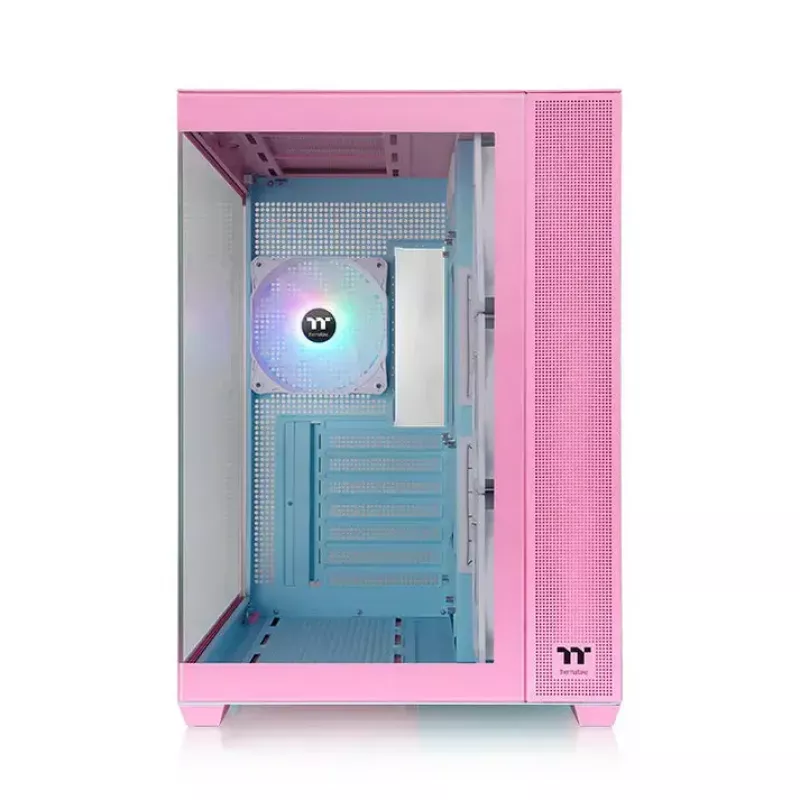 Thermaltake View 380 TG ARGB case Midi Tower per PC, rosa (Bubble Pink)