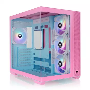 Thermaltake View 380 TG ARGB case Midi Tower per PC, rosa (Bubble Pink)