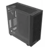 Case Thermaltake AX500 CA-11D-00F1WN-00 Full Tower E-ATX, vetro temperato, 4 ventole da 140 mm, supporto per unità da 2,5/3,5 pollici, nero