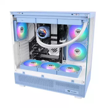 Ventole Thermaltake CT120 EX Reverse ARGB Sync ventole PC Hydrangea Blue
