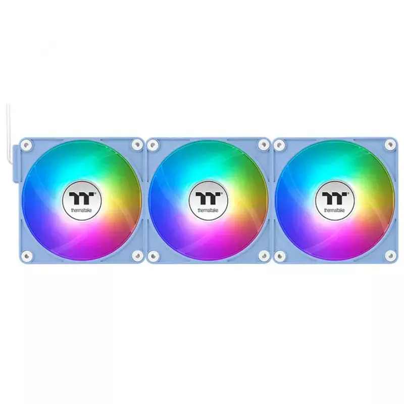 Ventole Thermaltake CT120 EX Reverse ARGB Sync ventole PC Hydrangea Blue