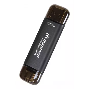 TRANSCEND Esd310c - SSD portatile 128GB - USB Type-A / USB Type-C