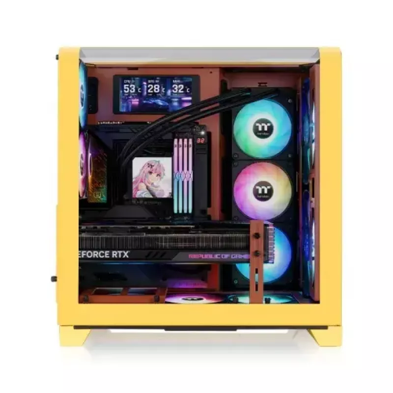 Case Midi Tower Thermaltake CA-11F-00MMWN-00 Caramel supporto PS2 ventole 120–200 mm