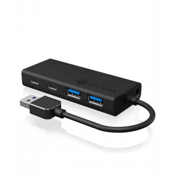 ICY BOX IB-HUB1426-U3 USB 3.2 Gen 1 (3.1 Gen 1) Type-A 5000 Mbit/s Nero
