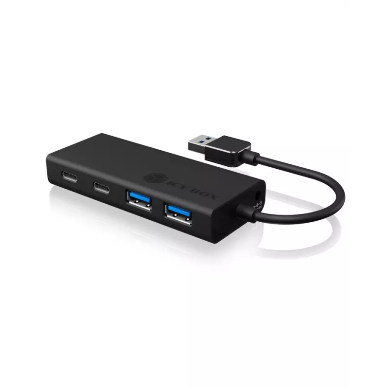 ICY BOX IB-HUB1426-U3 USB 3.2 Gen 1 (3.1 Gen 1) Type-A 5000 Mbit/s Nero