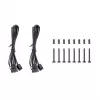 THERMALTAKE Ventola per PC - CT120 - 12 cm - Nero - confezione da 2