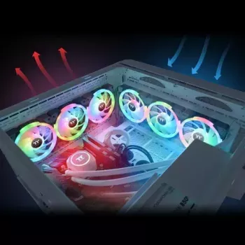 Dissipatore ad aria Thermaltake SWAFAN EX14 RGB Ventola di raffreddamento per PC