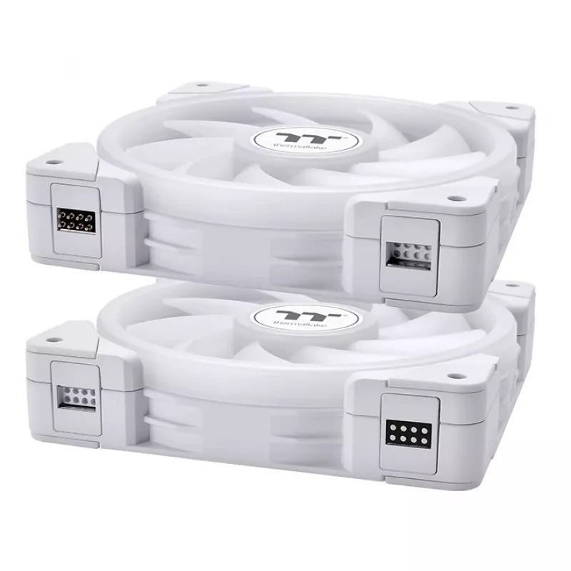 THERMALTAKE Ventola di raffreddamento per PC - SWAFAN EX12 ARGB Sync TT Premium Edition - 12 cm - Bianco - confezione da 3
