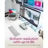 ICY BOX Docking Station 10-in-1 USB4 Type-C con doppia uscita video